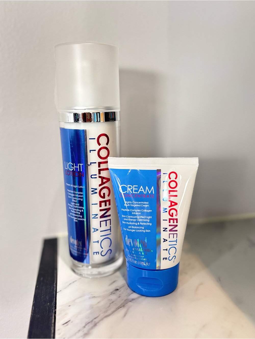Collagenetics Illuminate All Light Hue lotion - Redlight, Tanning bed, Infrared